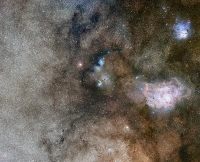 messier 8 and messier 20