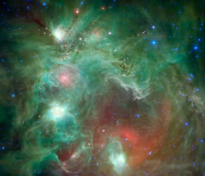 ngc 2174 spitzer space telescope,ngc 2174 infrared