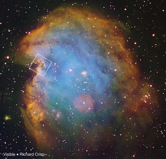 monkey head nebula hubble space telescope