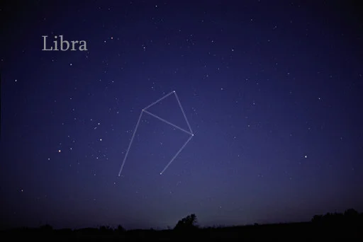 libra constellation illustration