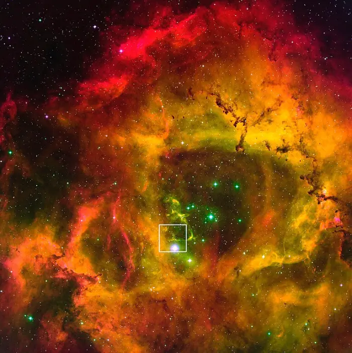 hh1 jet,rosette nebula