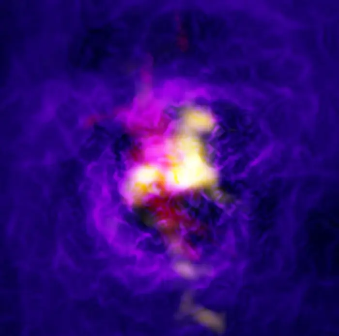 abell 2597 galaxy cluster,cosmic precipitation