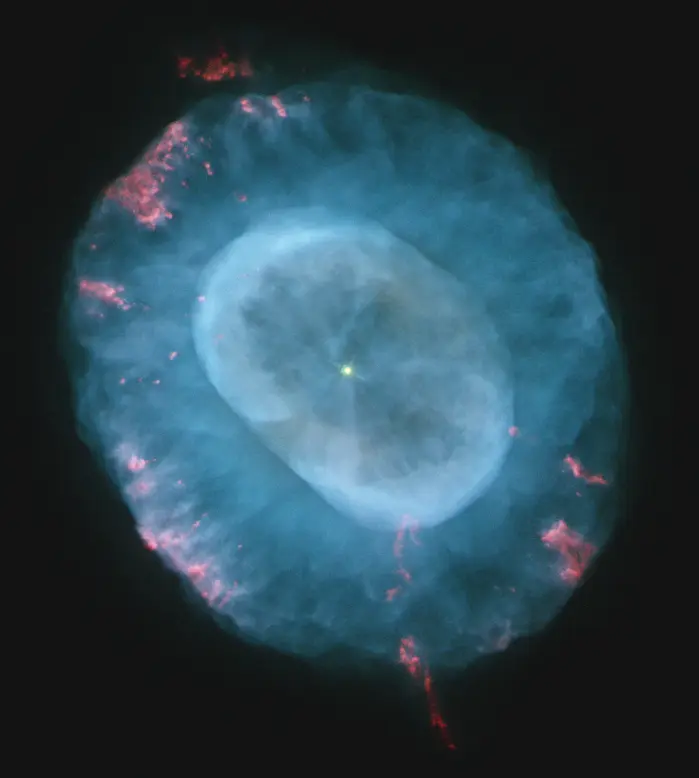 blue snowball nebula hubble space telescope