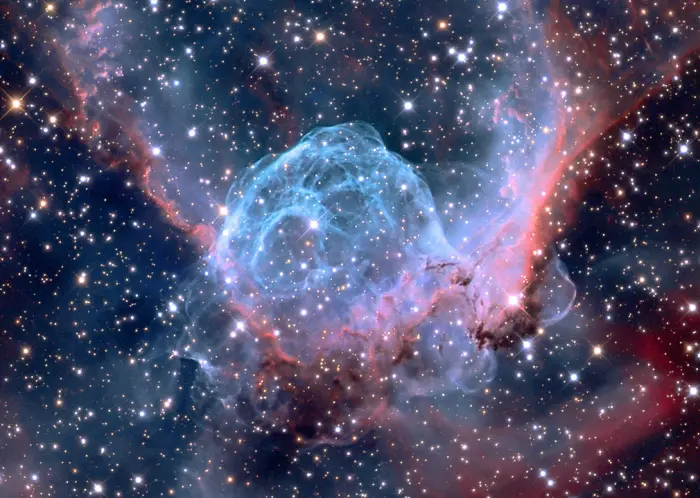 ngc 2359,thor's helmet nebula,duck nebula