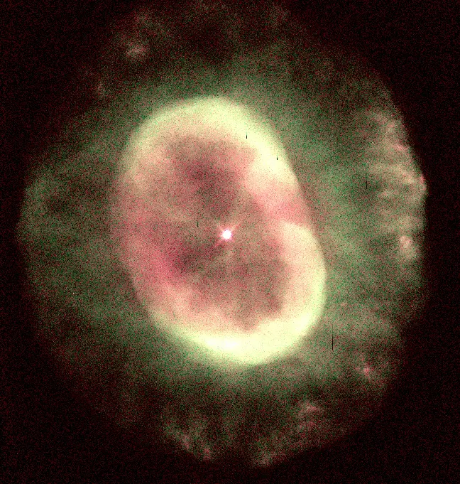 blue snowball nebula hubble