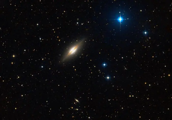 little sombrero galaxy and ic 5381