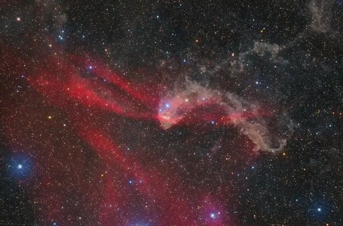 sh2-126,emission nebula in lacerta