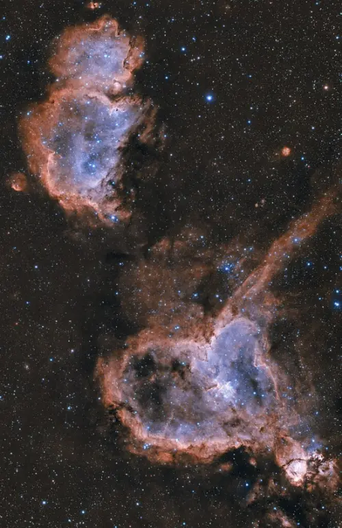 sharpless 2-190,sharpless 2-199,fish head nebula,ic 1795,ngc 896