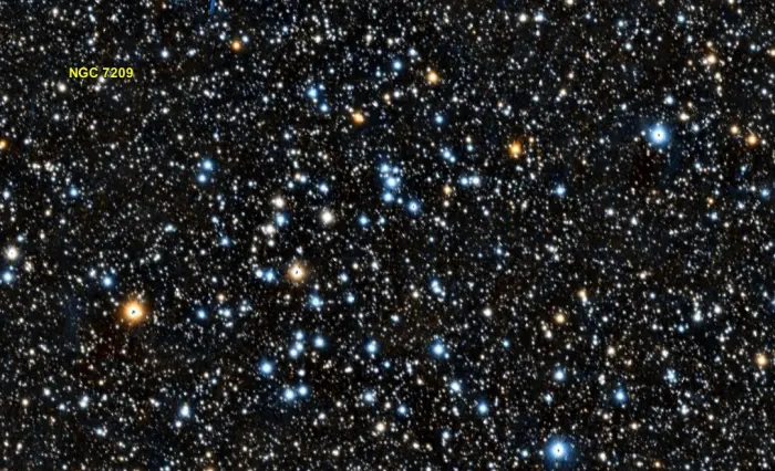 NGC 7209 open cluster