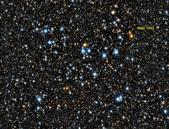 ngc 7243 open cluster,caldwell 16