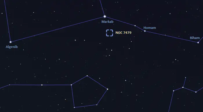 superman galaxy location,propeller galaxy location,how to find ngc 7479