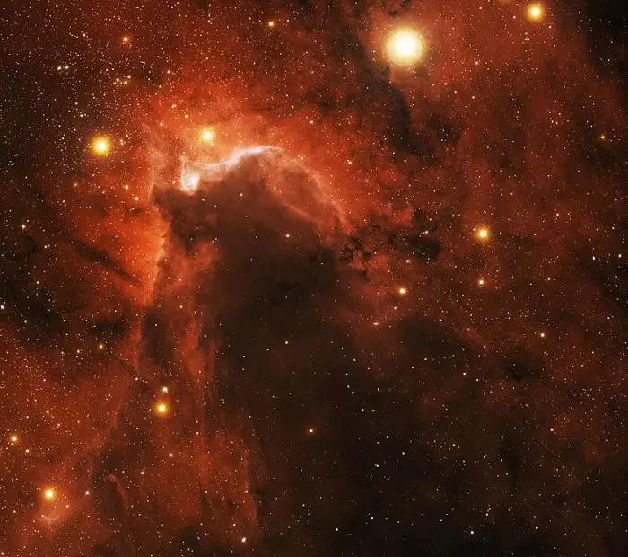 cave nebula,caldwell 9,sh2-155