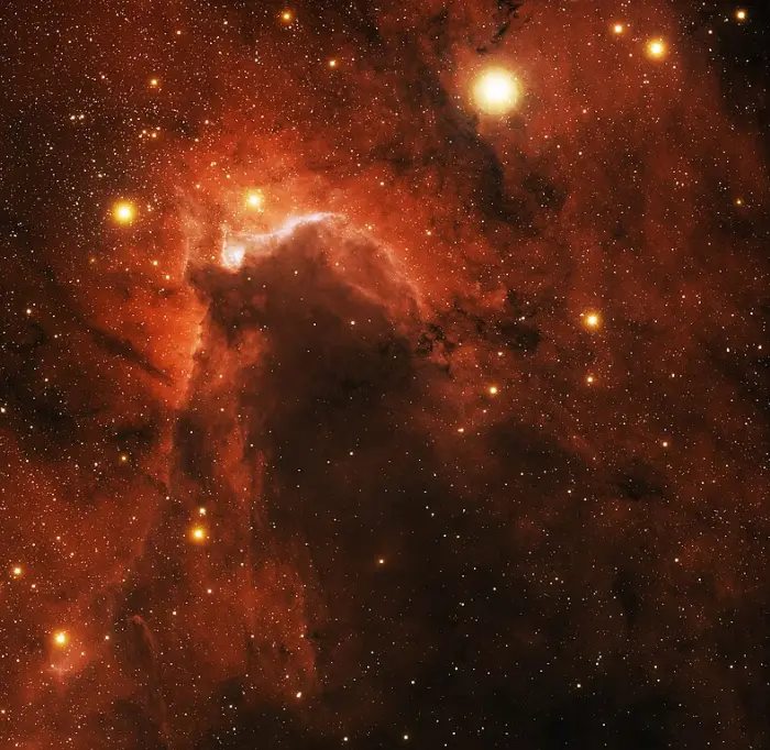 cave nebula,caldwell 9,sh2-155