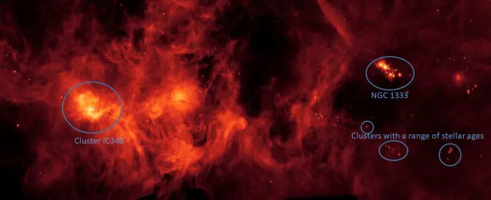 perseus molecular cloud spitzer