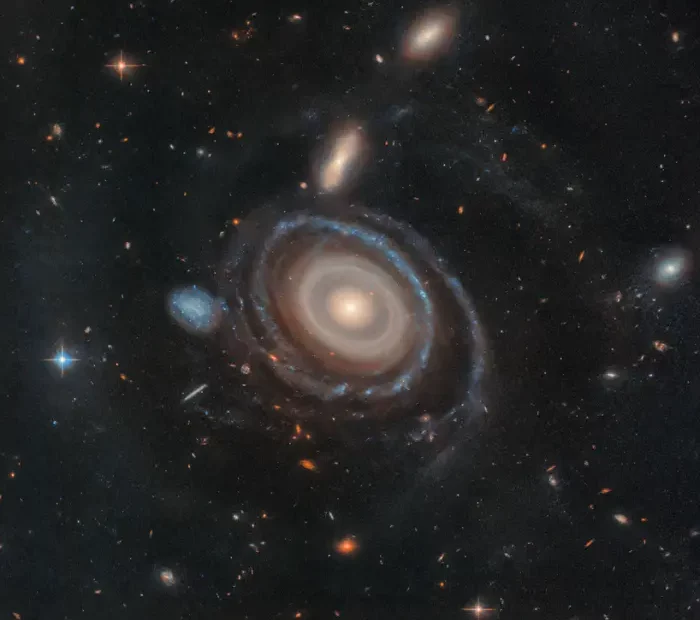 Bullseye Galaxy,LEDA 1313424,nine ring galaxy