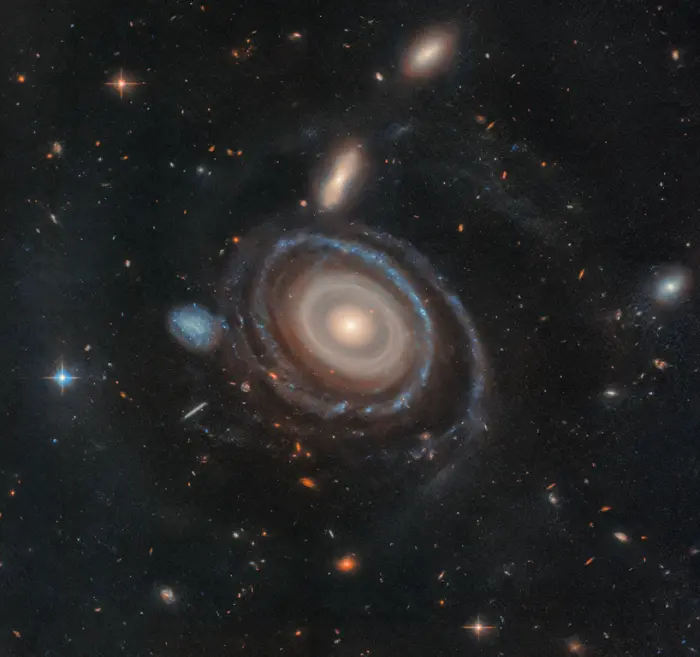 Bullseye Galaxy,LEDA 1313424,nine ring galaxy