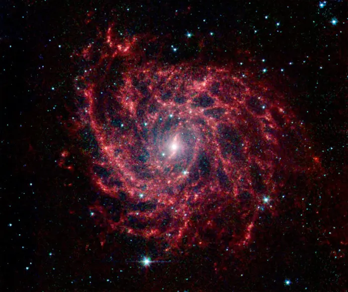 ic 342 infrared,ic 342 spitzer